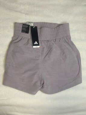 NWT Adidas Women’s Lavender Pacer Shorts Running Athletic Training XS 3”